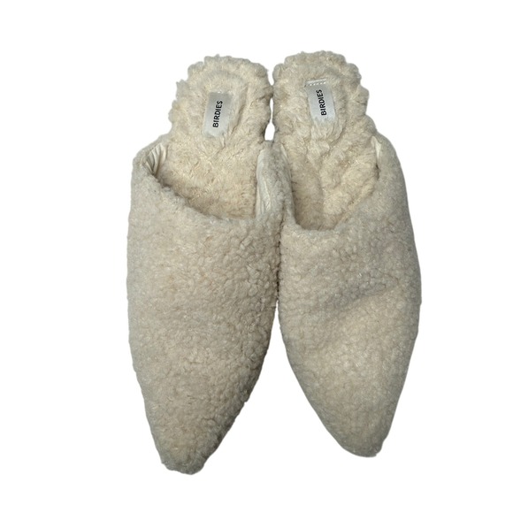 Birdie The Lark Faux Shearling Slides - Picture 2 of 6